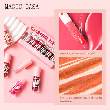 Mirror-Like Moisturizing Lip Oil Set