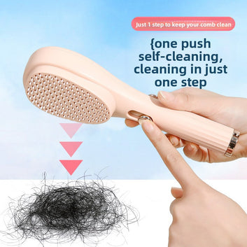 Retractable Scalp Massage Comb Anti Static Hair Detangler