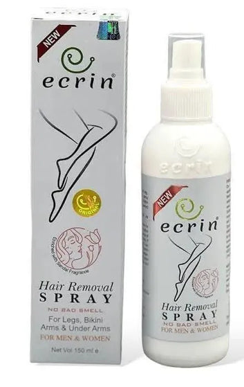 Ecrin Hair Removal Spray for Men Women Smooth No Bad Smell