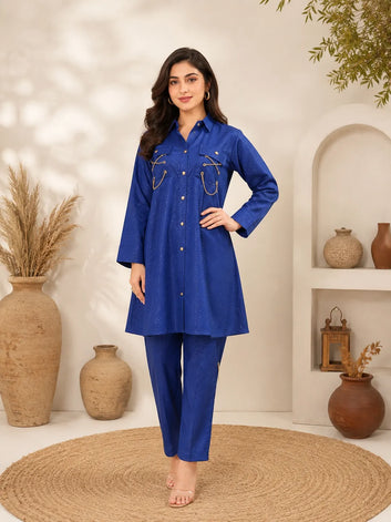 Women Cotton Lawn 2-Piece Suit Set