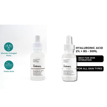 Anti-Acne Serum Pack of 2 30ml Niacinamide + Hyaluronic Acid