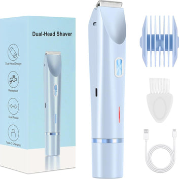 Rechargeable Dual-Head Women's Hair Trimmer